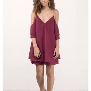 Wine Shift dress